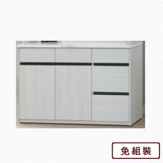 【AS 雅司設計】AS雅司-安德白榆木色4尺碗碟櫃-120.9×41.2×82cm