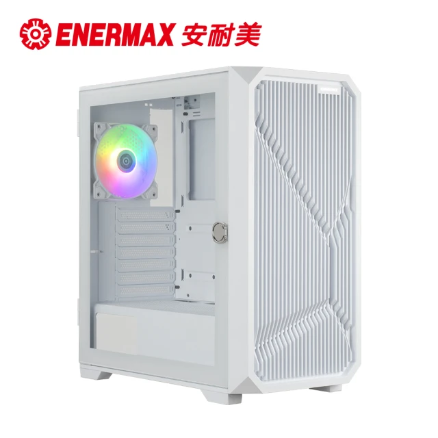 ENERMAX 安耐美 ENERPAZO EP237 mATX ARGB 電腦機殼 白 ECA-EP237-WW-ARGB