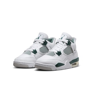 【NIKE 耐吉】運動鞋 籃球鞋 女鞋 中大童 男鞋 AIR JORDAN 4 RETRO GS Oxidized Green 白綠 AJ4(FQ8213103)