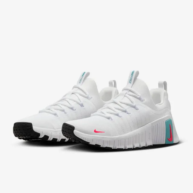 【NIKE 耐吉】運動鞋 慢跑鞋 訓練鞋 女鞋 W NIKE FREE METCON 6 Platinum Tint 白色 緩震(FJ7126102)