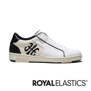 【ROYAL Elastics】ADELAIDE 真皮時尚休閒鞋 男鞋(白黑)