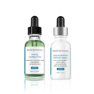 【Skin Ceuticals 修麗可】舒緩淡斑★色修精華30ml+淨膚淡斑發光精華 30ml(舒緩修護)