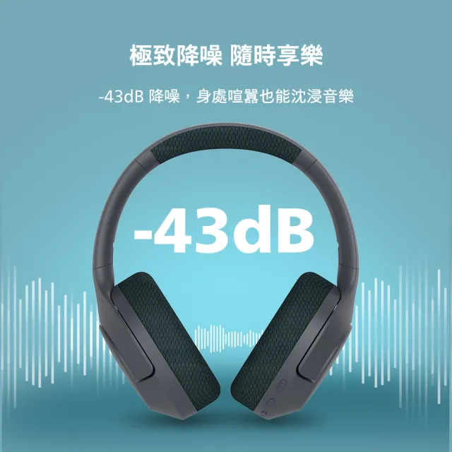 【Philips 飛利浦】City系列 TAH7508 降噪藍牙耳罩式耳機(沈浸樂音 魅力非凡)