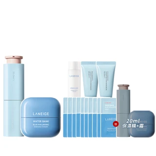 【LANEIGE 蘭芝】水酷修護保濕精壩雙星組(保濕精華 50ml+保濕霜 50ml 官方直營)