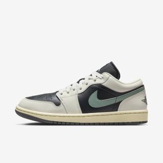 【NIKE 耐吉】Wmns Air Jordan 1 Low 女 休閒鞋 喬丹 低筒 AJ1 翠綠白湮(DC0774-001)