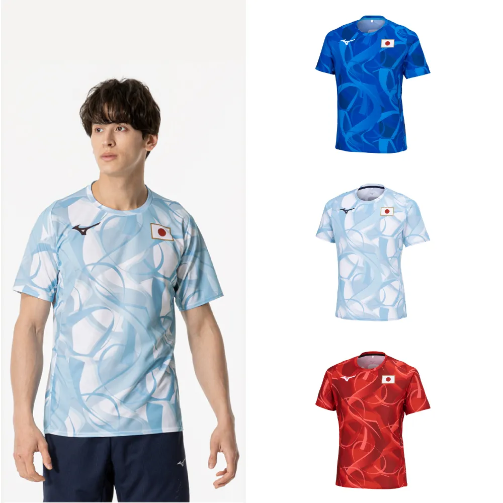 【MIZUNO 美津濃】2024 男款短袖JAPAN圓領衫 32MABPC1XX（任選一件）(T恤)