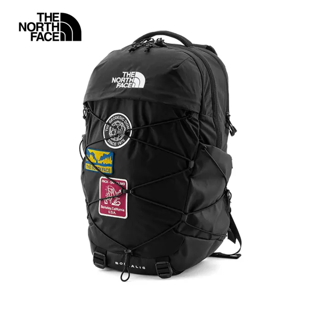 【The North Face】北面男女款黑色戶外後背包｜52SE56U