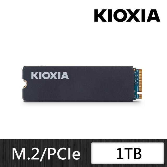 【KIOXIA  鎧俠】Exceria Heatsink 1TB M.2 2280 PCIe 4.0 ssd固態硬碟 最高6200MB/s(LSC11K1T02G8)