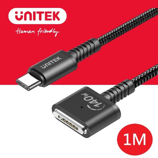 【UNITEK】UNITEK MacBook USB-C 對 MagSafe 3 PD磁吸充電線 1M