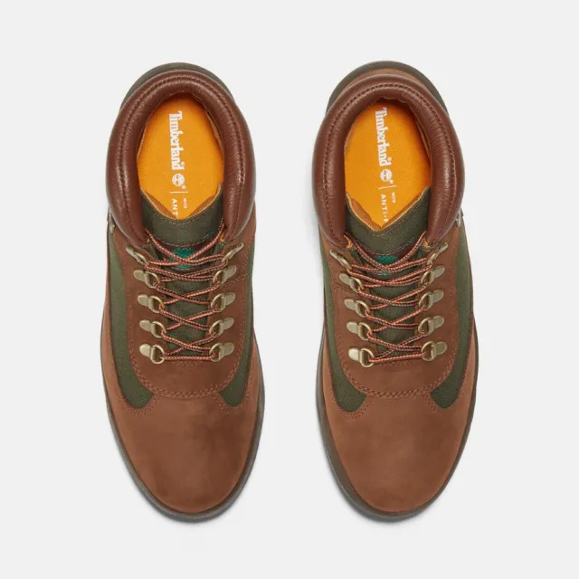 【Timberland】男款深棕色防水戰地靴(A18A6D47)
