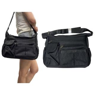 【SNOW.bagshop】斜側水餃包大容量(可A4紙主袋+外袋共六層進口防水尼龍布)