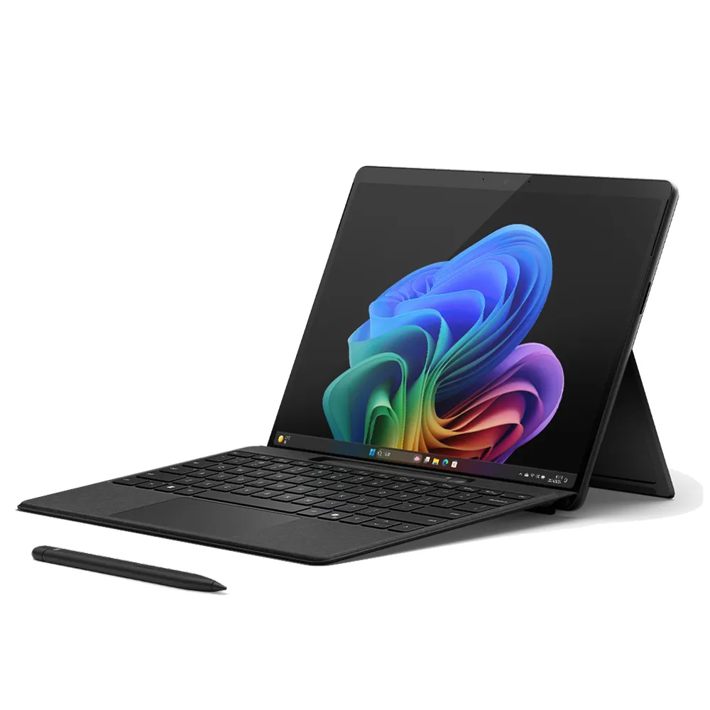 【Microsoft 微軟】CoPilot鍵盤蓋+筆組★Surface Pro-第11版 13吋- 石墨黑(X Elite/16G/1TB/W11)