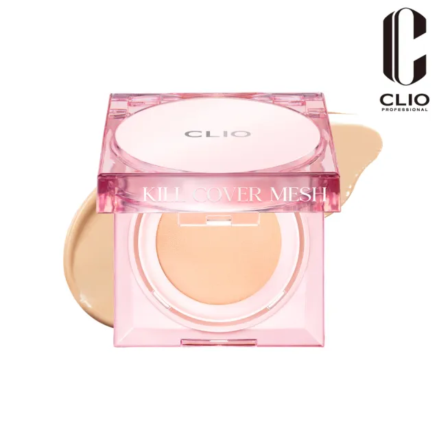 【CLIO 珂莉奧 官方直營】玫瑰精萃亮采氣墊粉餅SPF 50+ PA++++(任選 一盒兩蕊)