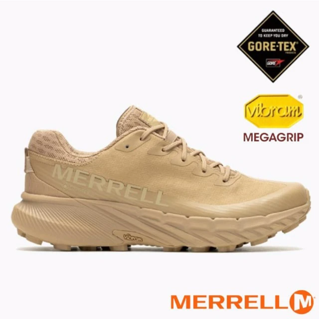 MERRELL 男 AGILITY PEAK 5 TACTICAL GTX 輕量越野健行鞋.登山鞋.戶外休閒運動鞋(ML005765 狼棕色)