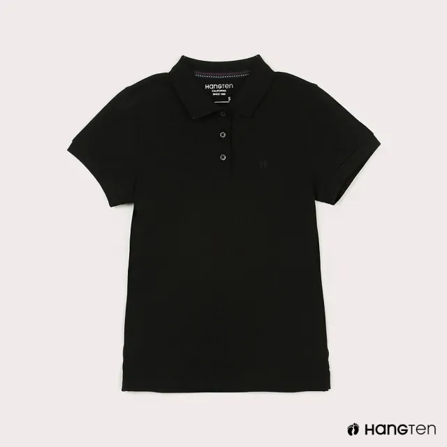 【Hang Ten】買一送一  男女裝 涼爽透氣環保纖維POLO衫 兩入組(多款選)