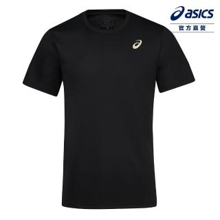 【asics 亞瑟士】短袖上衣 男款 亞洲版 跑步上衣(2011D273-001)
