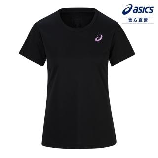 【asics 亞瑟士】短袖上衣 女款 亞洲版 跑步上衣(2012D216-001)