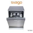 【SVAGO】獨立式自動開門洗碗機(VE7850-含原廠安裝加贈WMF餐具)