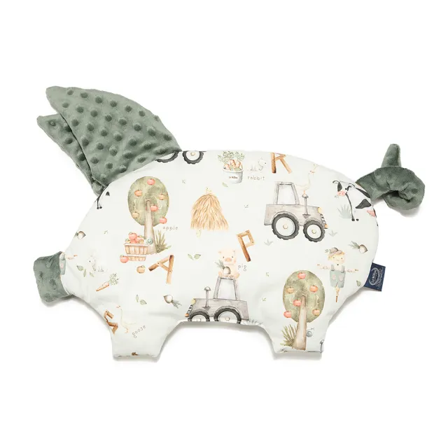 【La Millou】竹纖涼感嬰兒包巾+豆豆小豬枕(附送禮禮盒+提袋_多款可選_彌月禮盒)