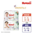 【HUGGIES 好奇】小森林 好動褲 M-XXL/黏貼型 M-XL兩箱+純水嬰兒濕巾厚型 80抽x10包