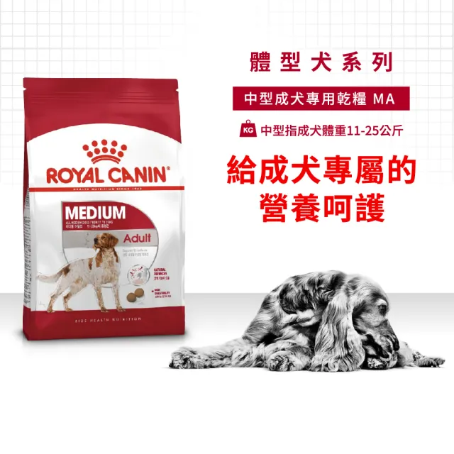 【ROYAL 法國皇家】中型成犬專用飼料MA 15KG(狗乾糧 狗飼料)