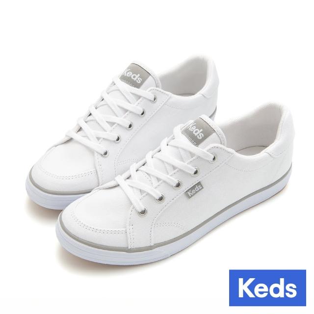 【Keds】★雙11★CENTER III 舒適帆布百搭休閒小白鞋(9243W113967)