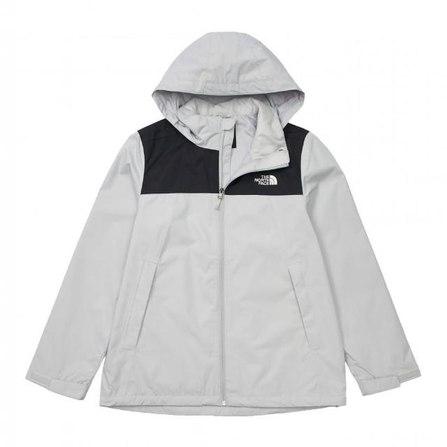 【The North Face】北臉 衝鋒衣 男款 運動連帽外套 防風 防潑水 保暖 M NEW SANGRO 灰黑 NF0A88FRC3F