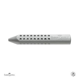 【Faber-Castell】GRIP2001握得住橡皮擦-銀色(原廠正貨)