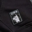 【EDWIN】男裝 寶可夢 夢幻與皮卡丘連帽外套(黑色)