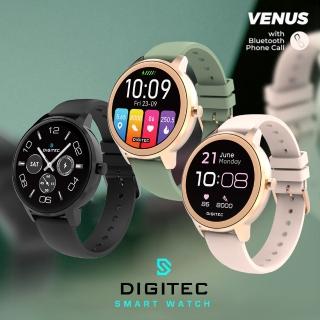 【DIGITEC】VENUS 手錶 女性護理 多功能 運動 健康 觸控螢幕 氣象預報 17種語言 接聽