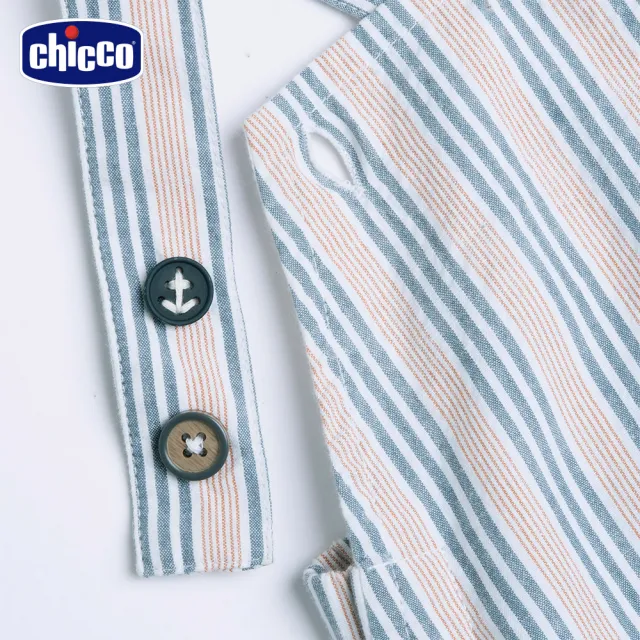 【Chicco】24SS-帆船季-細直條背心短褲