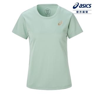 【asics 亞瑟士】短袖上衣 女款 亞洲版 跑步上衣(2012D216-301)