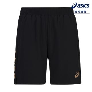 【asics 亞瑟士】7吋 平織短褲 男款 亞洲版 跑步下著(2011D274-001)
