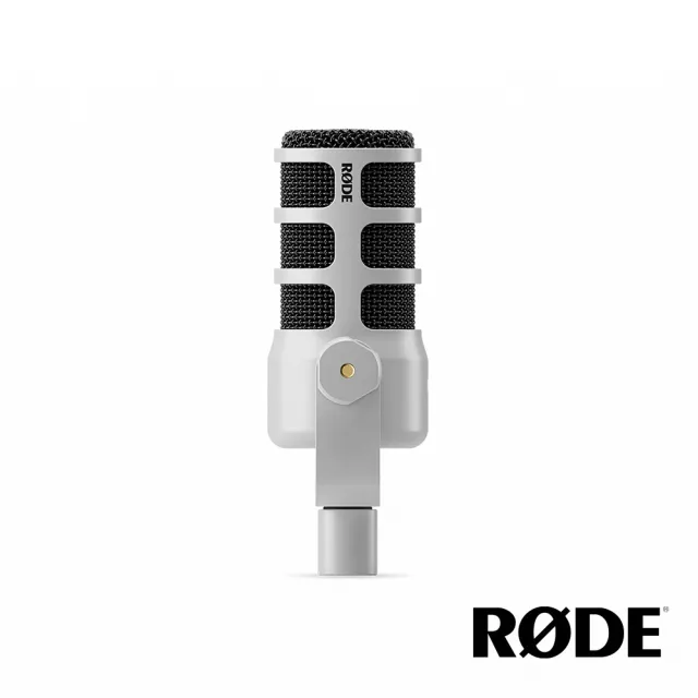 【RODE】PODMIC 廣播級動圈式麥克風 白色│可搭Caster Pro 直播用(公司貨)