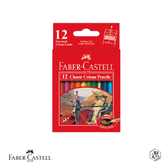 Faber-Castell 環保裝油性-12色 短型 色鉛筆--2入(原廠正貨)