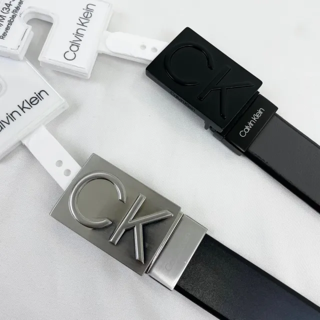 【Calvin Klein 凱文克萊】Calvin Klein 雙向皮帶 CK 腰帶 配件 現貨 送禮(腰帶9597後2)
