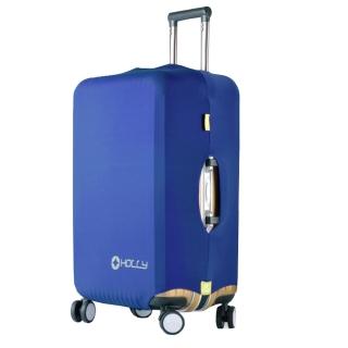 【PUSH!】旅遊用品 行李箱登機箱萊卡雙重固定彈力保護套 防塵套拖運套(行李箱套 加厚型S34)