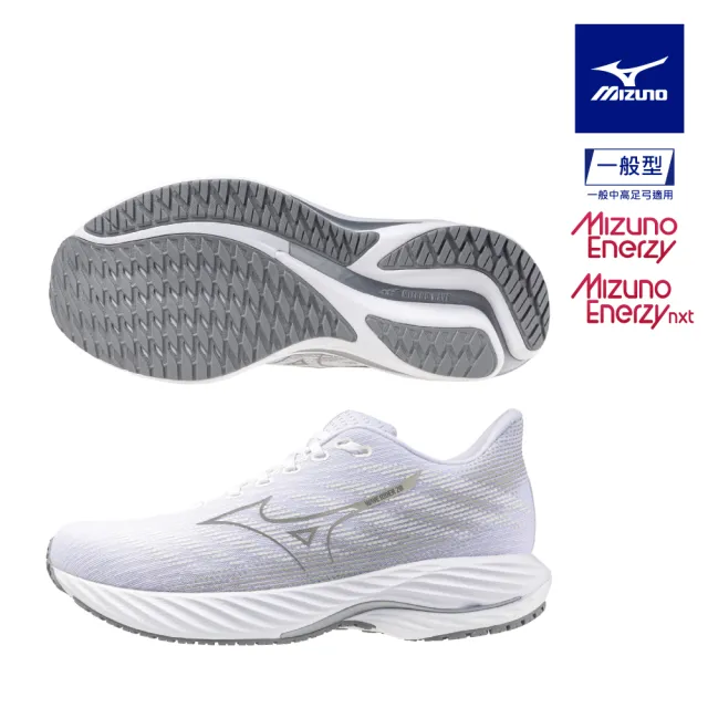 【MIZUNO 美津濃】WAVE RIDER 28 男款慢跑鞋 J1GC240304 J1GC240305(慢跑鞋)