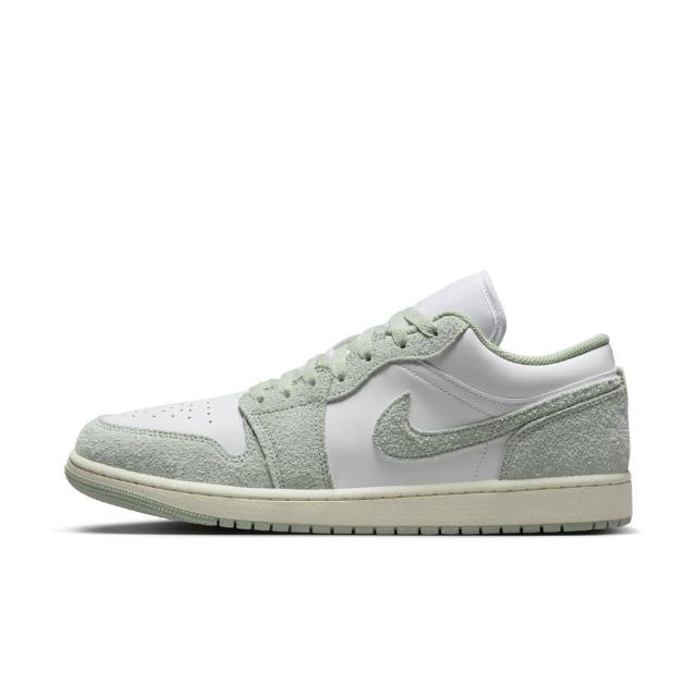 【NIKE 耐吉】AIR JORDAN 1 LOW SE 男休閒運動鞋-白綠(FN5214131)