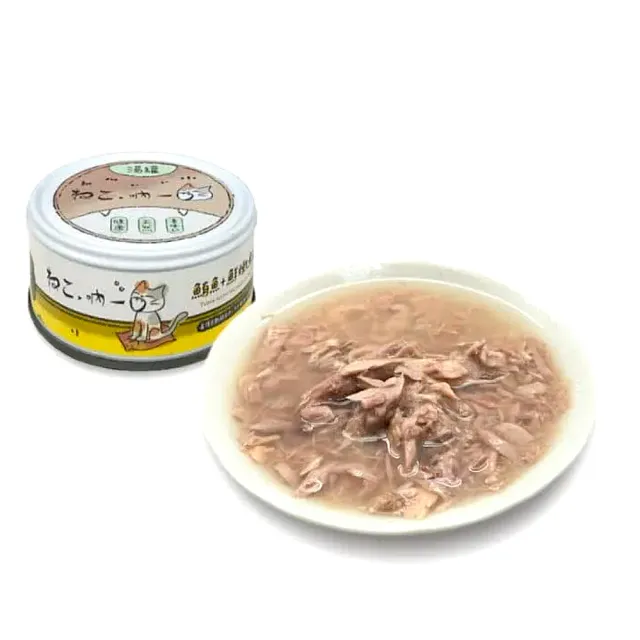 【Neko 吶一口】無穀天然貓咪湯罐 80g(主食/全齡貓/寵物罐頭/貓狗零食/貓咪飼料/點心食品)