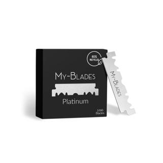 【MY-BLADES】白金彈性單面安全刀片(100入/盒)