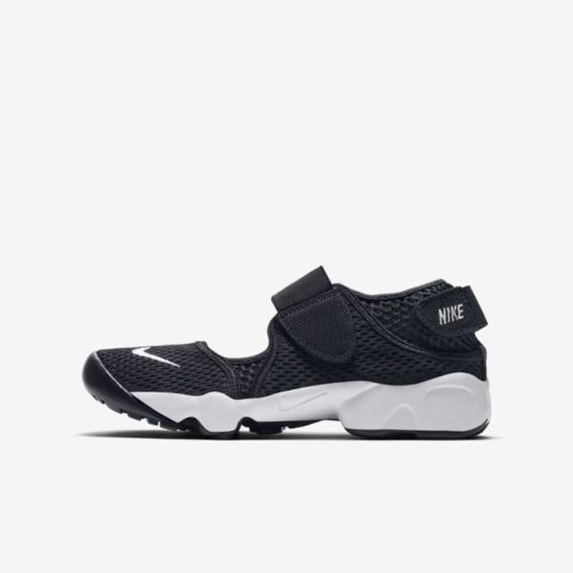 【NIKE 耐吉】Sportswear Rift gs::ps Boys 中童鞋 運動休閒 黑 白(322359-014)