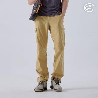 【ADISI】男Supplex格紋速乾長褲 AP2411043 黃卡其(彈性 吸濕排汗 快乾 透氣 耐磨 抗撕裂)
