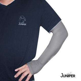 【Juniper 朱尼博】抗UV涼感防曬止滑素色穿指袖套 TJP004(買1送1 下單1件再送1件)