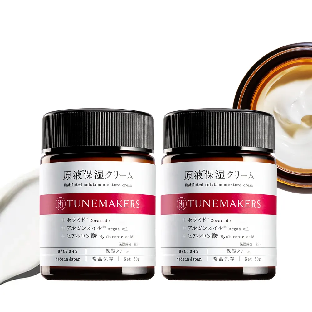 【TUNEMAKERS 渡美】買1送1★原液保濕乳霜50g(2入組乳液/乳霜/臉部保養)