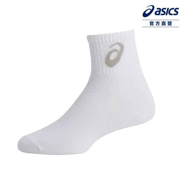 【asics 亞瑟士】兩入組短筒襪 男女中性款 訓練配件(3033C107-100)