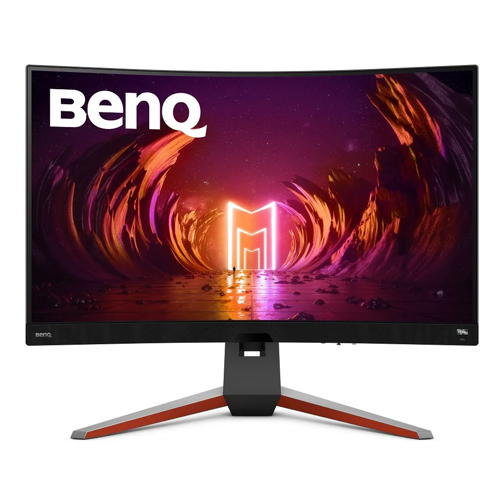 【BenQ】雷蛇白色電競滑鼠組★EX2710R 27型VA 2K 165Hz 1000R曲面遊戲護眼螢幕(HDR400/2.1聲道/freesync/