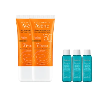 【Avene 雅漾官方直營】亮顏防曬乳SPF50+ 30ml-2入(抗UV/潤色素顏霜)(防曬/防曬乳)