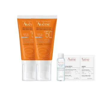 【Avene 雅漾官方直營】買1送1★緊緻抗老防曬液50ml(SPF50)(防曬/防曬乳)