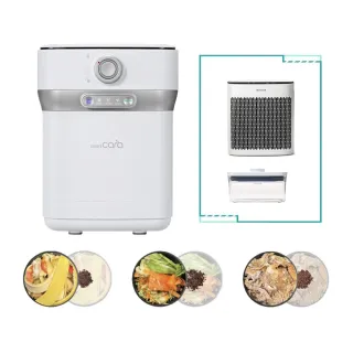 【SmartCara】韓國廚餘怪獸 廚餘機送Honeywell空氣清淨機+OXO收納盒0.7L(廚餘不溢味)